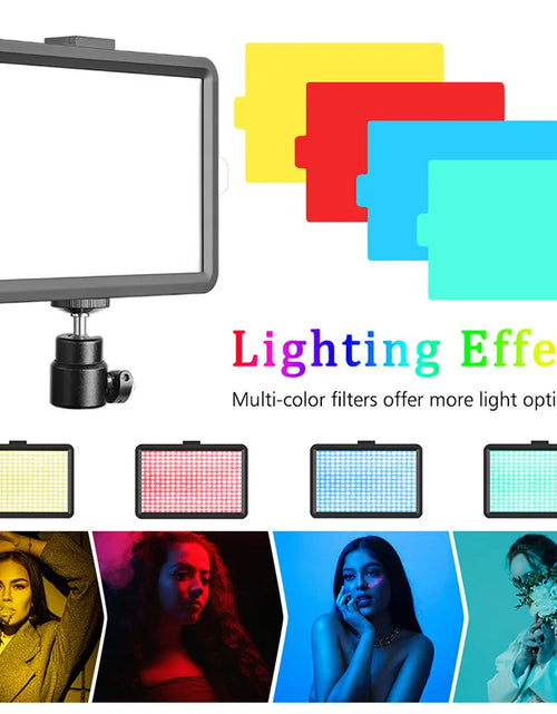 Load image into Gallery viewer, 6/8 Inch Video Led Light Photography Selfie Dimmable Video Fill Light for Photo Studio Live Stream Fill Lamp No Tripod Stand
