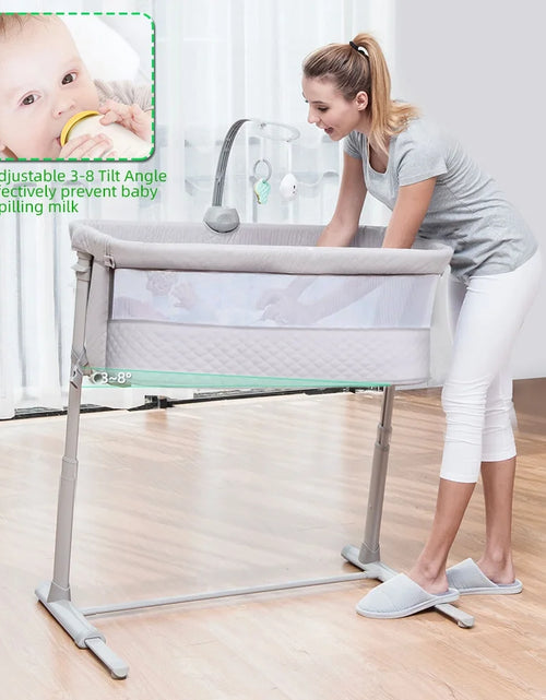 Load image into Gallery viewer, Baby Bassinet, Bedside Sleeper Baby Bed Cribs,Baby Bed to Bed, Newborn Baby Crib,Adjustable Portable Bed for Infant/Baby Boy/Baby Girl
