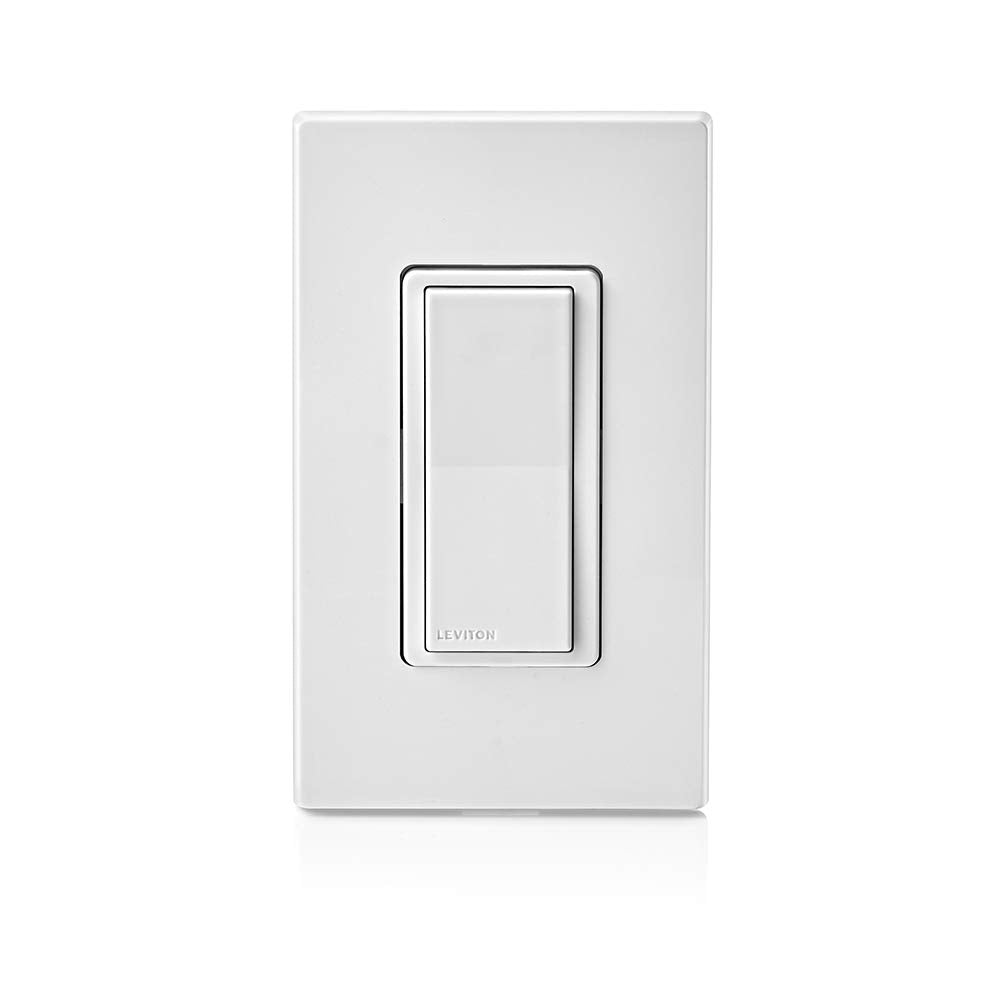 Decora Smart Switch, Wi-Fi 2Nd Gen, Neutral Wire Required, Works with Matter, My , Alexa, Google Assistant, Apple Home/Siri & Wired or Wire-Free 3-Way, D215S-2RW, White