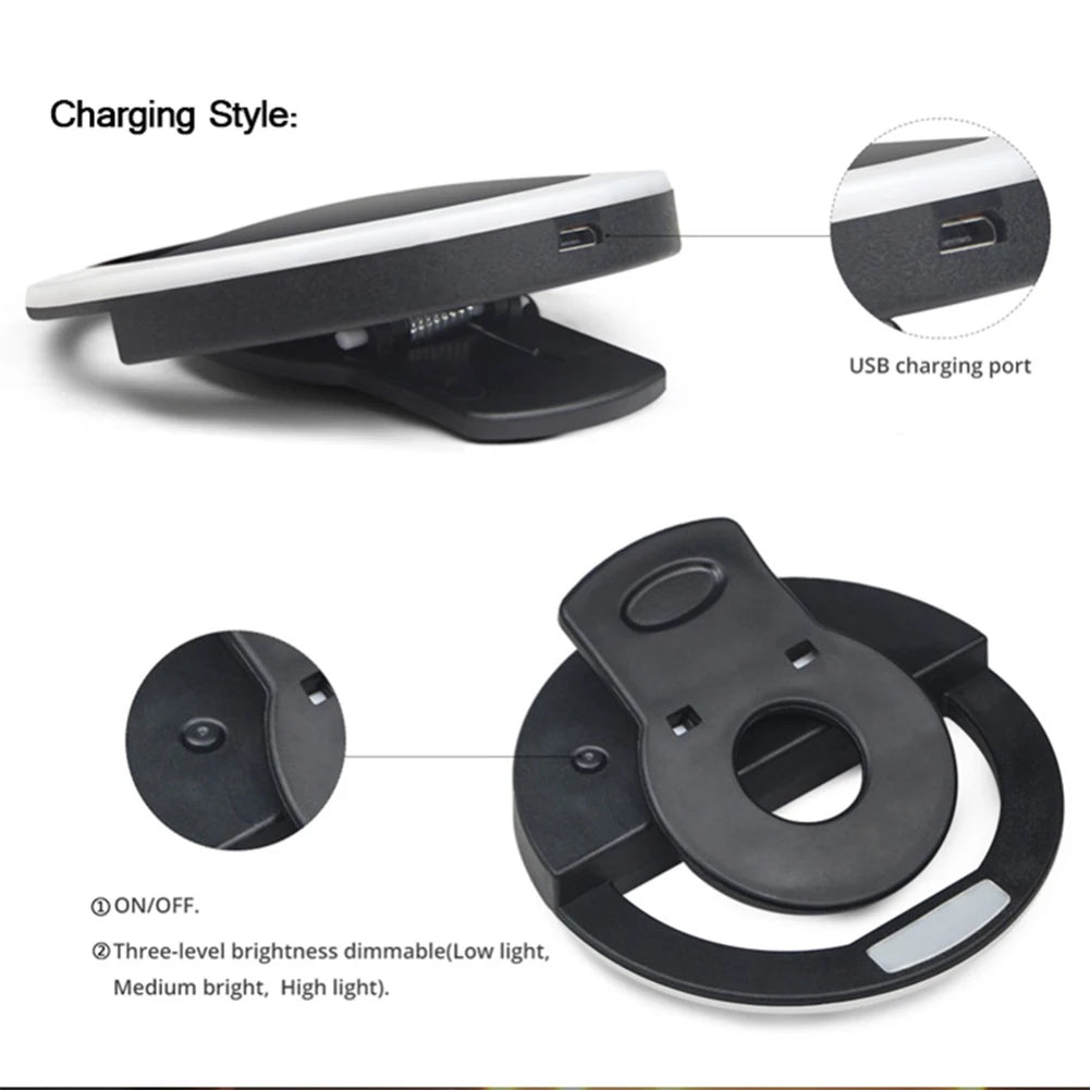 USB Charge Led Selfie Ring Light Mobile Phone Lens LED Selfie Lamp Ring for Iphone Samsung Xiaomi POCO Phone Tablet Selfie Light