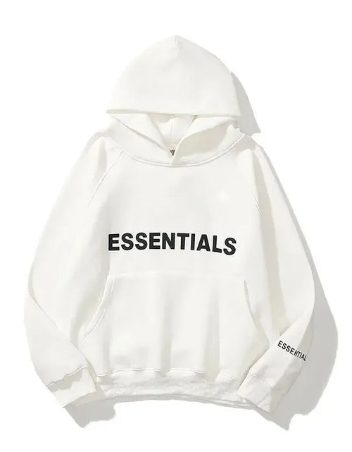 Load image into Gallery viewer, ESSENTIALS Hoodies Men Sweatshirts Brand Letter Printed Hip Hop Unisex Pullover Loose Fleece Oversize Essentials Women Clothing
