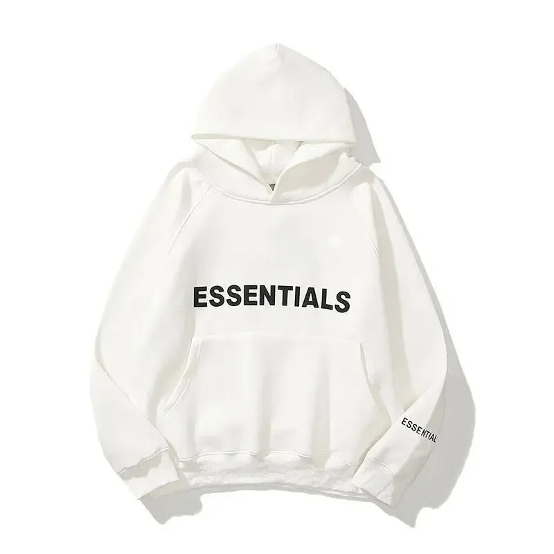 ESSENTIALS Hoodies Men Sweatshirts Brand Letter Printed Hip Hop Unisex Pullover Loose Fleece Oversize Essentials Women Clothing