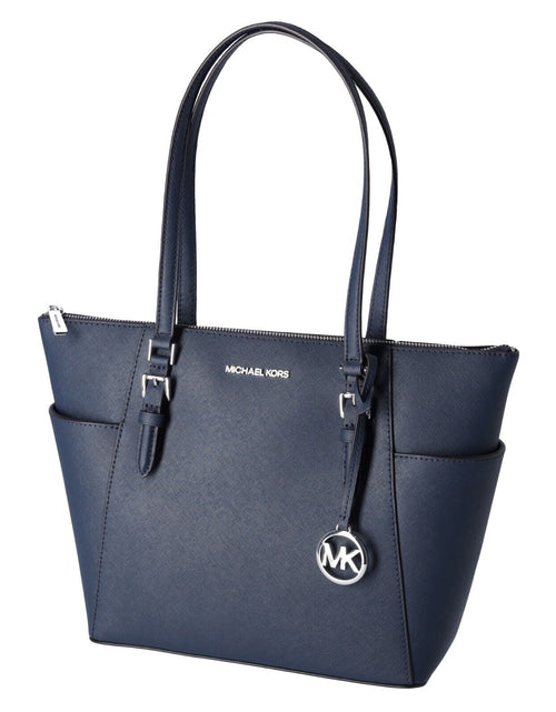 Load image into Gallery viewer, Michael Kors Charlotte Top Zip Tote MK Signature Shoulder Bag
