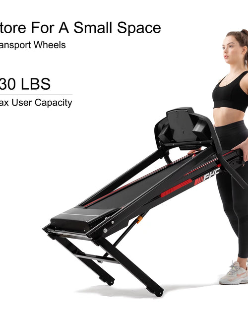 Load image into Gallery viewer, Folding Treadmill for Home Electric 3.5 HP Foldable Running Machine W/Incline
