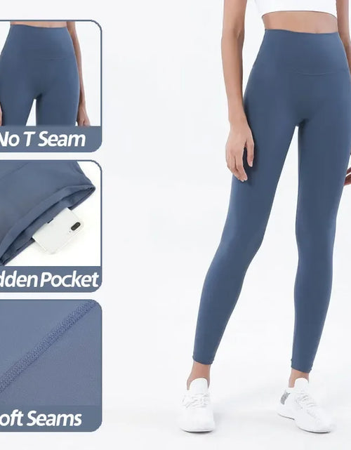 Load image into Gallery viewer, Yoga Leggings for Fitness Legging Sport Femme Back Pocket Pants Female Buttery Soft High Waist Leggins Push up Gym Tights Women
